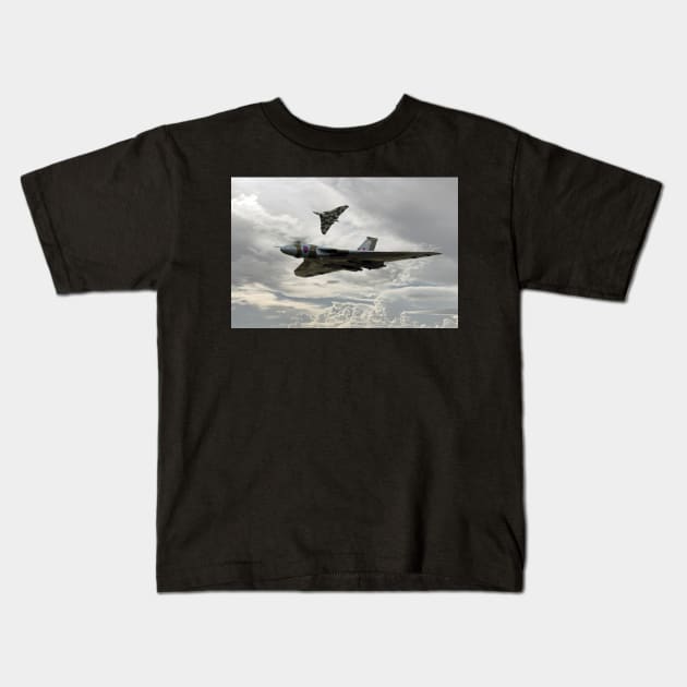 Vulcans Mission Kids T-Shirt by aviationart